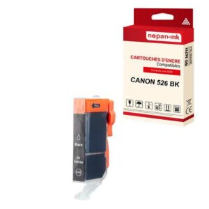 Cartouche CANON 526XL Noir compatible x1 NOPAN-INK