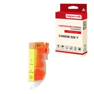 Cartouche CANON 526XL Yellow compatible x1 NOPAN-INK