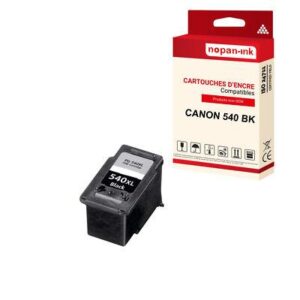 Cartouche CANON 540XL Noir compatible x1 NOPAN-INK