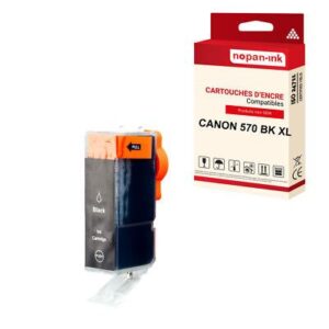 Cartouche CANON 570XL Noir compatible x1 NOPAN-INK