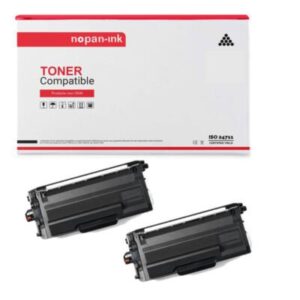 TONER TN3600XL TN 3600XL TN-3600XL Noir x 2 Compatible pour BROTHER - NOPAN-INK