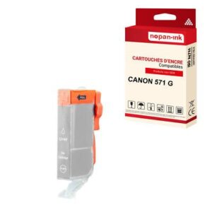 Cartouche CANON 571XL Gris compatible x1 NOPAN-INK