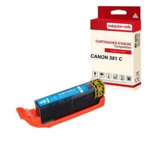 Cartouche CANON 581XL Cyan compatible x1 NOPAN-INK