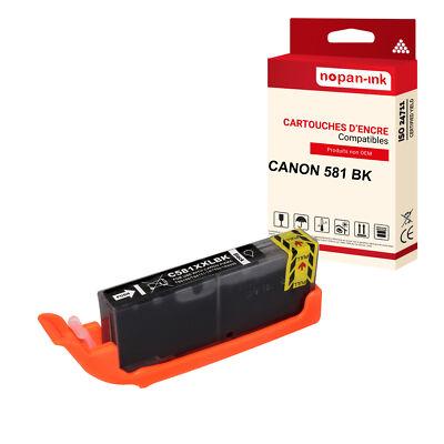 Cartouche CANON 581XL Noir compatible x1 NOPAN-INK