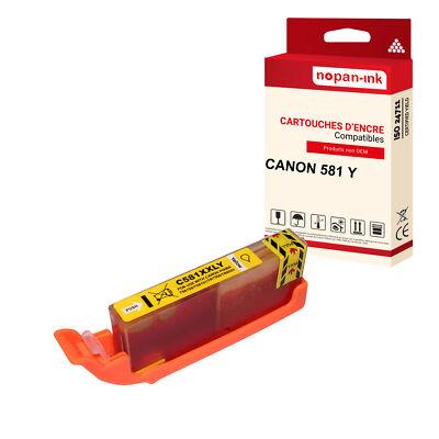 Cartouche CANON 581XL Yellow compatible x1 NOPAN-INK