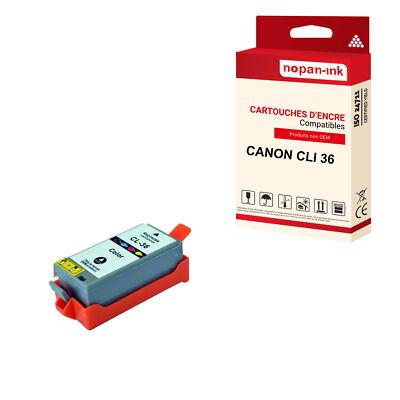 Cartouche CANON CLI 36XL Couleur compatible x1 NOPAN-INK