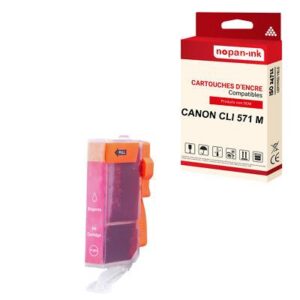 Cartouche CANON CLI 571XL Magenta compatible x1 NOPAN-INK
