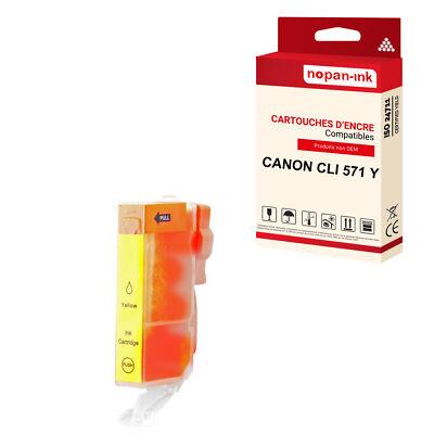 Cartouche CANON CLI 571XL Yellow compatible x1 NOPAN-INK