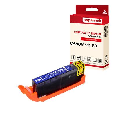 Cartouche CANON CLI 581XL Photo bleu compatible x1 NOPAN-INK