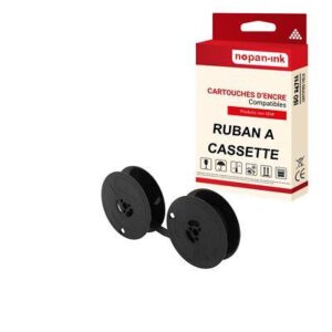 1 Ruban GROUPE1 GR1 GR-1 compatible pour Olivetti 12,7mm x 9m Noir - NOPAN-INK