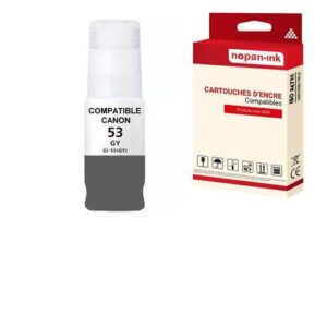 Cartouche CANON GI-53 GI53 Gris Compatible x 1 4708C001 - NOPAN-INK