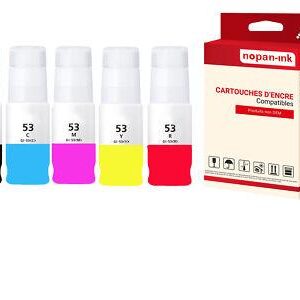 Cartouche CANON GI-53 GI53 Multipack Compatible x 5 4699C001 4673C001 4681C001 4