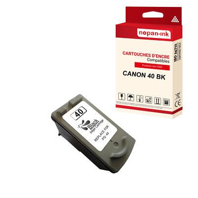 Cartouche CANON PG-40XL Noir compatible x1 NOPAN-INK