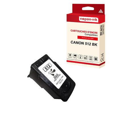 Cartouche CANON PG-512XL Noir compatible x1 NOPAN-INK