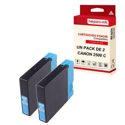 Cartouche CANON PGI 2500XL Cyan compatible x2 NOPAN-INK
