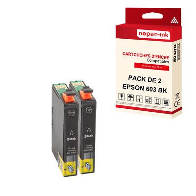 Cartouche EPSON 603 XL 603XL Noir Etoile de mer compatible x2 NOPAN-INK