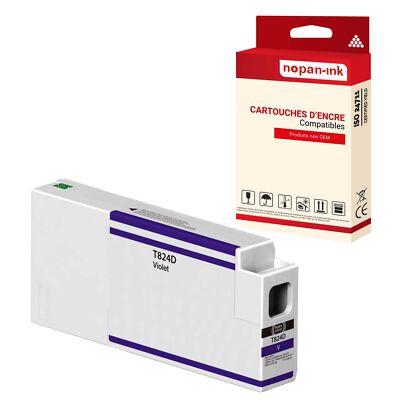 Cartouche EPSON T824D Violet Compatible x 1 C13T824D00 - NOPAN-INK
