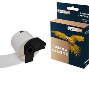 1 rouleau DK11202 étiquette de transport compatible pour Brother 62x100 mm