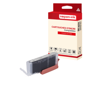 1 ENCRE pour CANON CLI531GY Gris