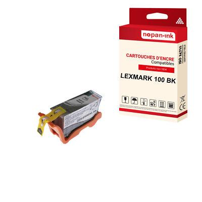 Cartouche LEXMARK 100XL Noir compatible x1 NOPAN-INK
