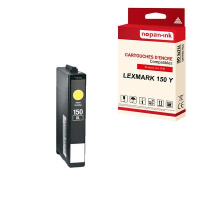 Cartouche LEXMARK 150XL Yellow compatible x1 NOPAN-INK