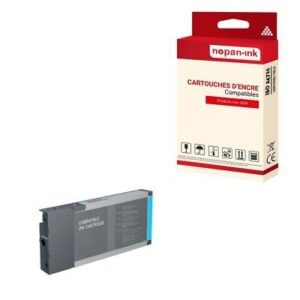 Cartouche compatible EPSON C13T636200 Cyan Compatible x 1 T6362 - NOPAN-INK pour