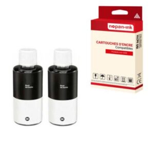 Cartouche compatible pour CANON GI55 GI 55 GI55BK/6292C001 Noir x 2 - NOPAN-INK