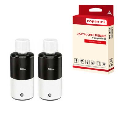 Cartouche compatible pour CANON GI55 GI 55 GI55BK/6292C001 Noir x 2 - NOPAN-INK