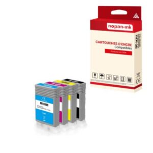 Cartouche compatible pour CANON PFI030 PFI 030 multi-couleurs x 4 - NOPAN-INK