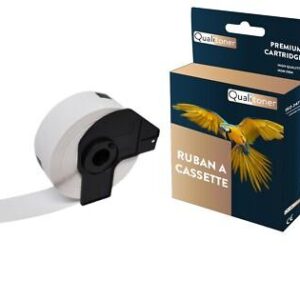 1 rouleau DK11221 étiquette carée compatible pour Brother 23x23 mm