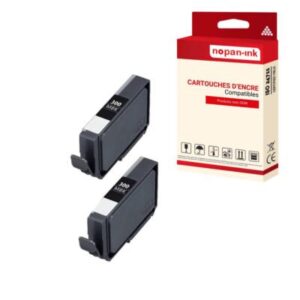 Cartouche compatible pour CANON PFI300 PFI 300 4192C001 Mate Noir x 2 - NOPAN-I