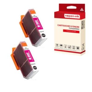Cartouche compatible pour CANON PFI300 PFI 300 4195C001 Magenta x 2 - NOPAN-INK