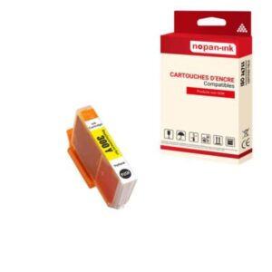 Cartouche compatible pour CANON PFI300 PFI 300 4196C001 Jaune x 1 - NOPAN-INK p