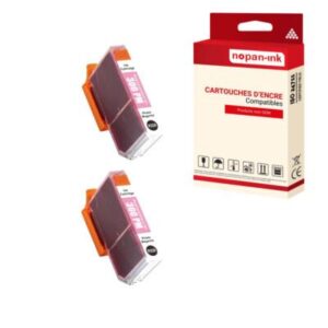 Cartouche compatible pour CANON PFI300 PFI 300 4198C001 Magenta Photo x 2 - NOP