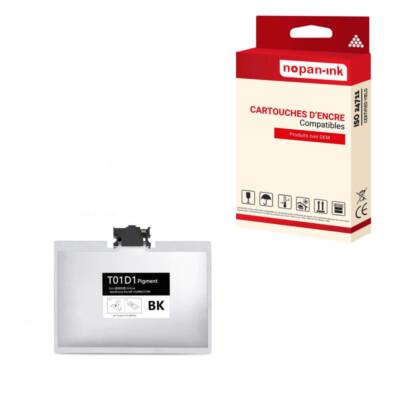 Cartouche compatible pour EPSON T01D1/T01C1 C13T01D100/C13T01C100 Noir x 1 T01D1