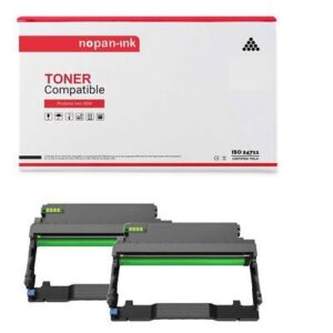 Tambour DL410 DL410 Noir x 2 Compatible pour PANTUM - NOPAN-INK M 6700D, M 6700D