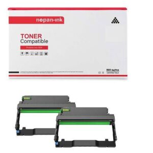 Tambour DL425X DL425X Noir x 2 Compatible pour PANTUM - NOPAN-INK M 7105DN, M 71