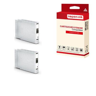 Cartouche compatible pour EPSON T04A1 C13T04A140 Noir 11500 Pages x2 - NOPAN-INK