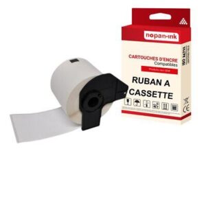 1 rouleau DK11247 étiquette compatible pour Brother 102x152 mm