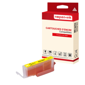 1 ENCRE pour CANON CLI531Y Jaune