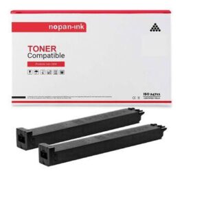 Toner MX61 MX-61 MX61GTBA MX-61GTBA Noir pour SHARP compatible x 2 - NOPAN-INK