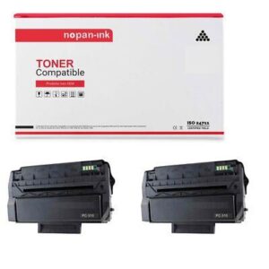 Toner PA310X PA310X compatible pour PANTUM Noir x 2 - NOPAN-INK P 3100DL, P 3255