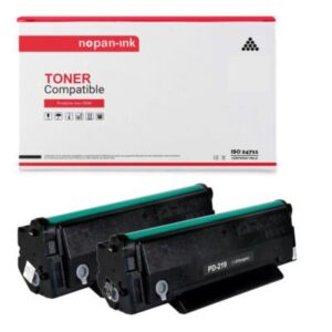 Toner PD219 PD-219 1600 Pages compatible pour PANTUM Noir x 2 - NOPAN-INK P2509,