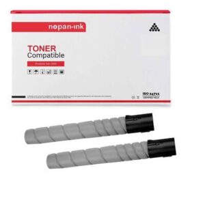 Toner TN216BK (x2) 43837132 Noir pour OLIVETTI compatible x 2 - NOPAN-INK
