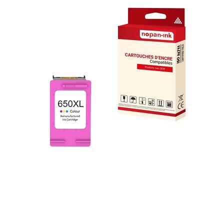 Cartouche compatible pour HP 650 XL 650XL CZ102AE multi-couleurs 17ml x1 HP 65