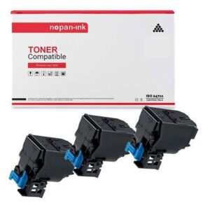 Toner TNP49k A95W152 TNP49 pour Konica Minolta Noir compatible x 3 - NOPAN-INK B