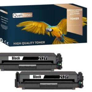 Toner W2130Y/W2130X/W2130A 213Y/213X/213A Noir x 2 Compatible pour HP - NOPAN-I