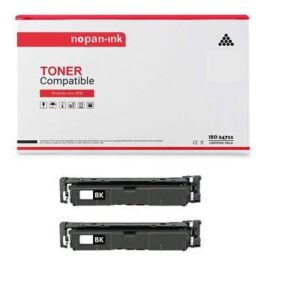 Toner W2200X 220X compatible pour HP Noir x 2 - NOPAN-INK HP Color LaserJet Pro