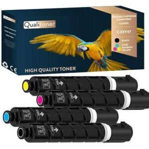 Toners CANON CEXV47 : 8516B002 + 8517B002 + 8518B002 + 8519B002 CEXV47 Noir et C