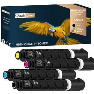 Toners CANON CEXV48 : 9106B002 + 9107B002 + 9108B002 + 9109B002 CEXV48 Noir et C
